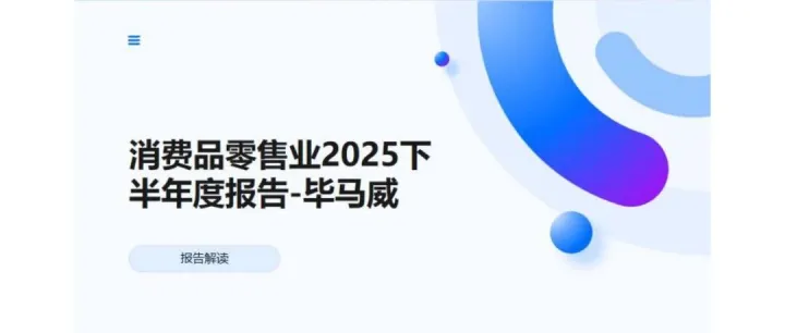 2025下半年消费品零售业报告