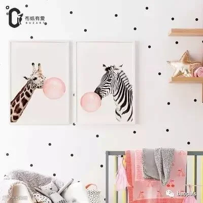 animal chewing gum prints