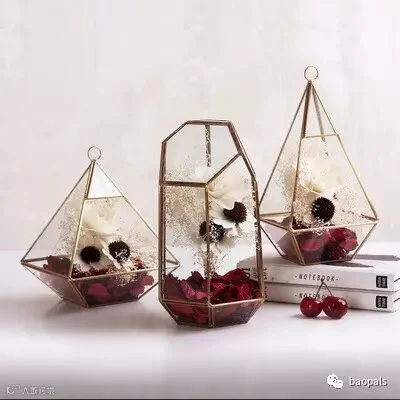 geometric glass storage