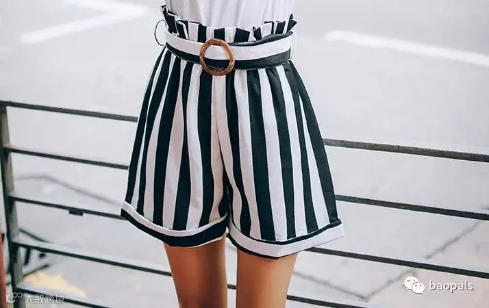 yep striped shorts