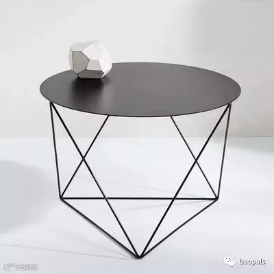 circular geometric table