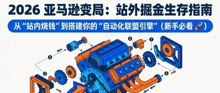 2026 亚马逊生存法则：告别“站内烧钱”，如何靠站外流量构建品牌护城河？