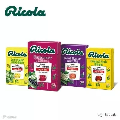 Ricola Herb Lozenges 4 Boxes