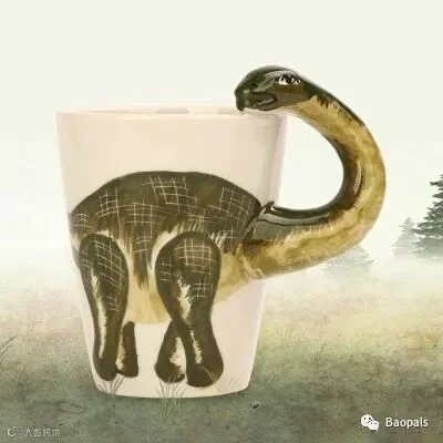 3D Painted Dinosaur Mug