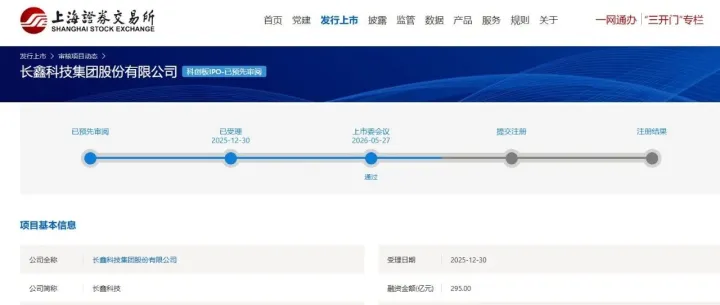 <em>长</em><em>鑫</em><em>科技</em>科创板IPO获<em>上市</em>委会议通过