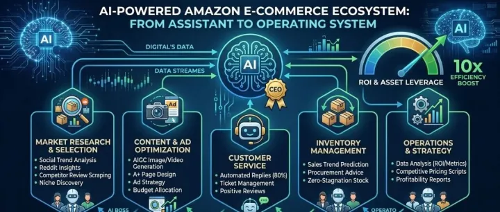 现在还在用传统人力磕亚马逊运营的，会被深度用 AI 的卖家甩开一个时代？