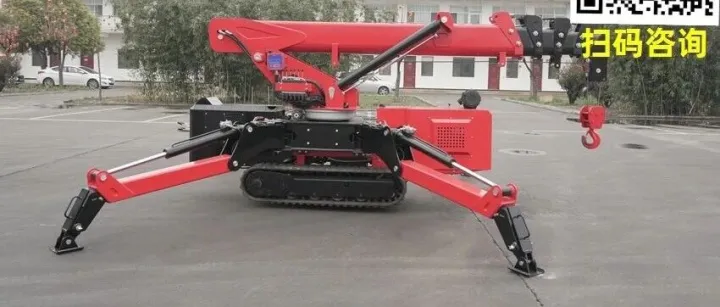 破解高空作业困局：4吨微型蜘蛛吊，狭小空间全能王！