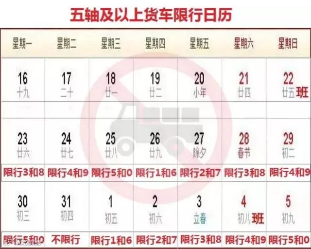 唐山春节限行消息