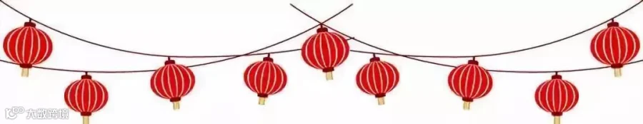 古典中国风灯笼分割线