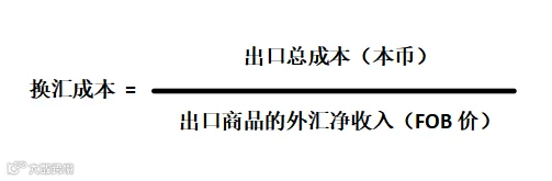 换汇成本公式