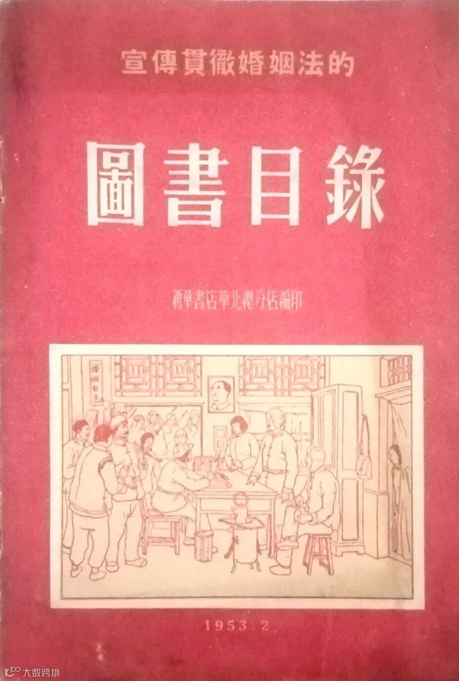 “Catalogue of Books for the Publicity and Implementation of the Marriage Law,” by Xinhua Bookstore, 1953.