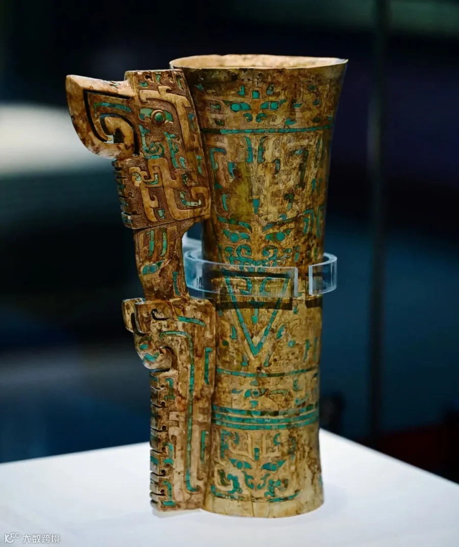 The Shang dynasty ivory cup from the tomb of Lady Fu Hao. Wu Bo/VCG