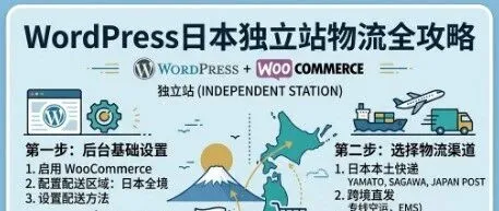 WordPress日本独立站物流全攻略：从独立站后台设置到高效本土发货流程优化