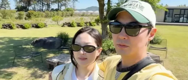 '결혼 6년 차' 전진&류이서 부부, 제주도서 힐링 여행