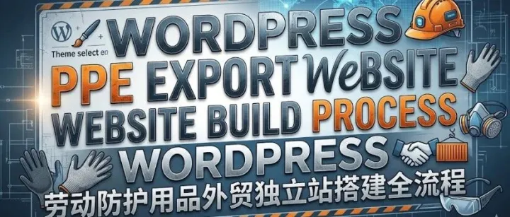 wordpress劳动防护用品外贸独立站搭建全流程