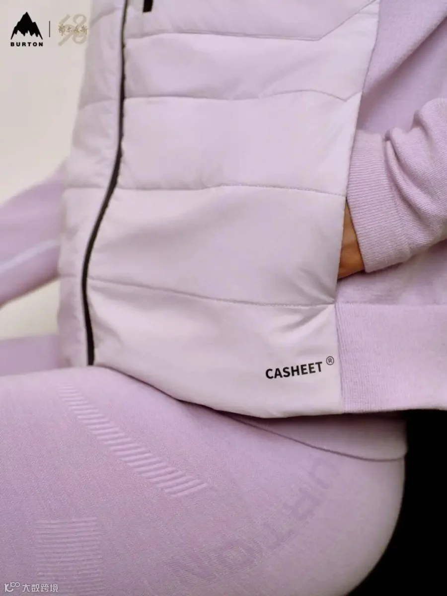 CASHEET®羊绒絮片棉服细节