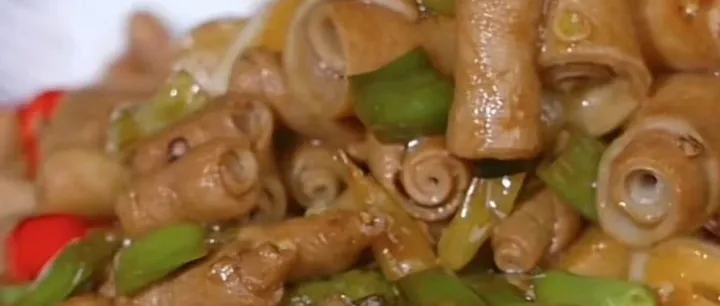 ​美食记-山椒爆鸭肠！麻辣鲜香