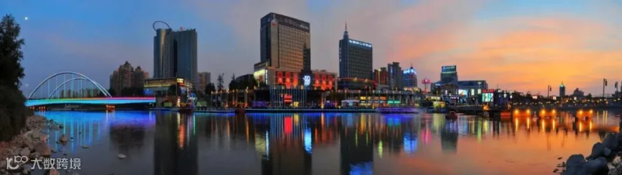 image-04-白浪河两岸夜景灯光倒影