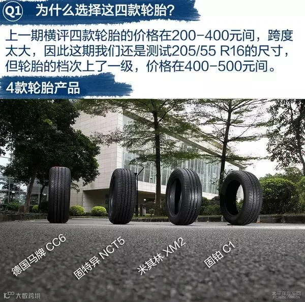 各显神通 四款耐磨/舒适型轮胎对比测试