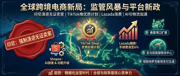 Shopee印尼清退无证卖家，TikTok推优质好商计划