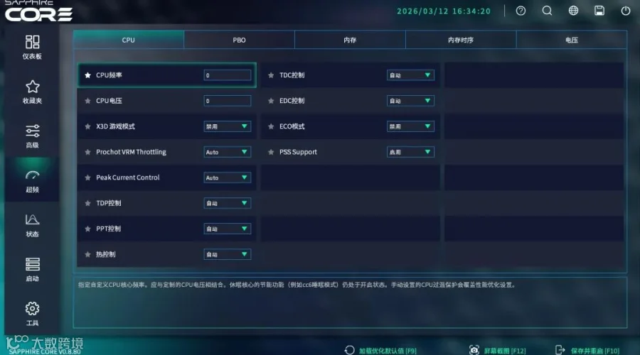 蓝宝石PURE 极地 X870A WIFI7主板评测 纯白配色 跑满X3D