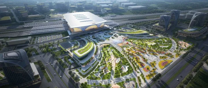 高铁站的“时间杠杆”：现在空，是为了撬动未来三十年的城市框架。