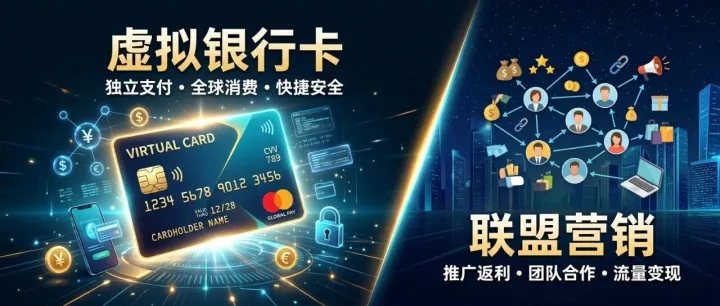 联盟营销15大必备虚拟卡商