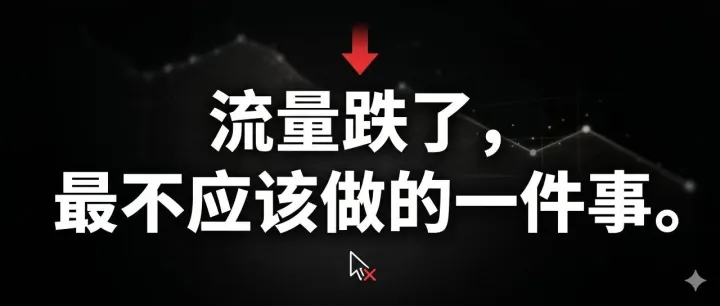 【每日SEO 176】流量跌了之后，我做的第一件事不是写更多文章
