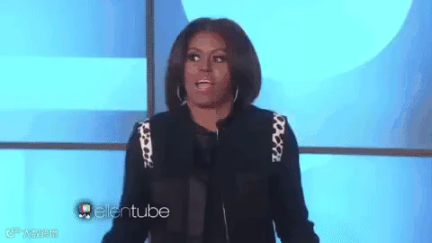 Michelle Obama shrug