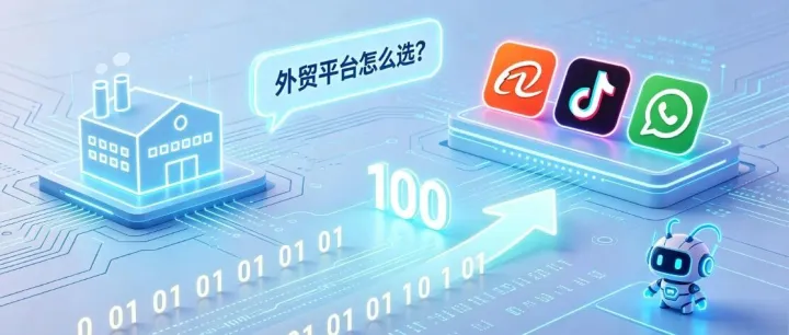 外贸平台哪个好？阿里国际站、TikTok、WhatsApp三年踩坑对比：B2B没效果，社媒+私域才是出路