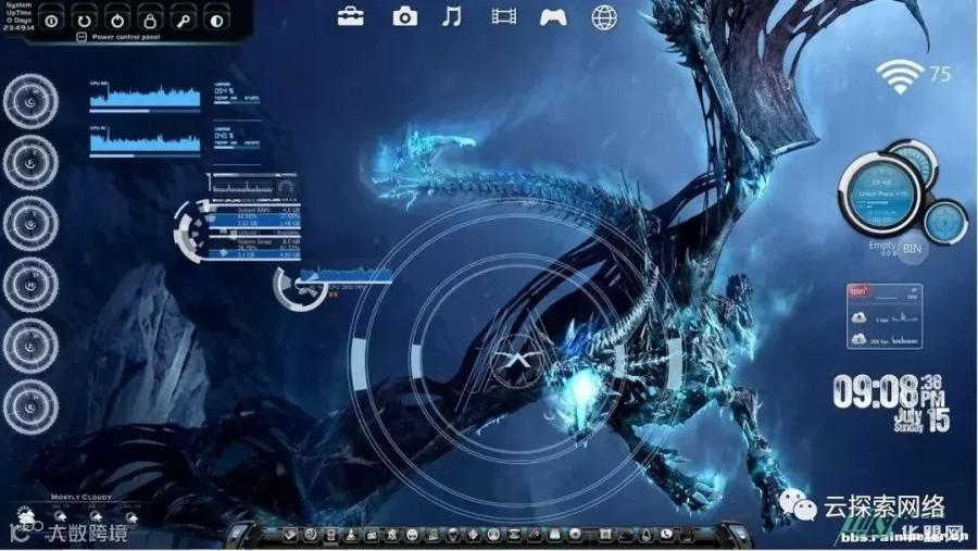 雨滴rainmeter 做你自己的桌面工程师—--从小白到炉火纯青2