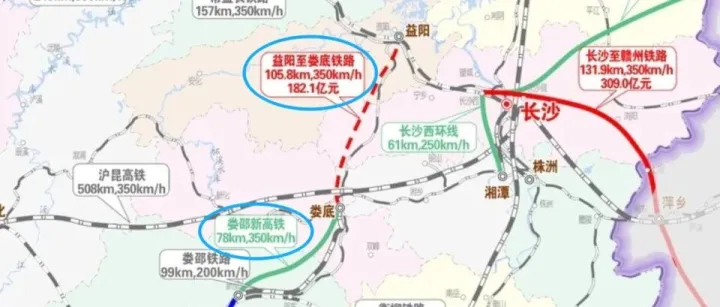 呼南高铁最后缺口动了，80公里新线如何改写湖南城市格局