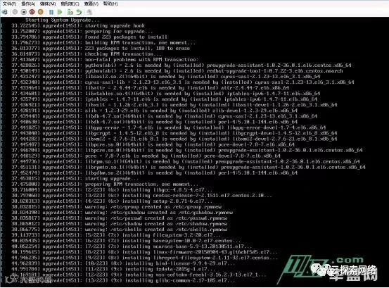 centos6.5升级到centos7.2