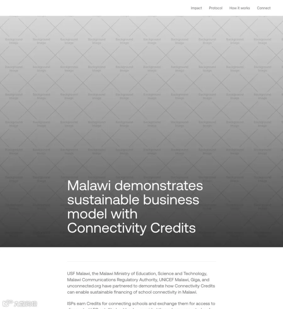Connectivity Credits可持续模型