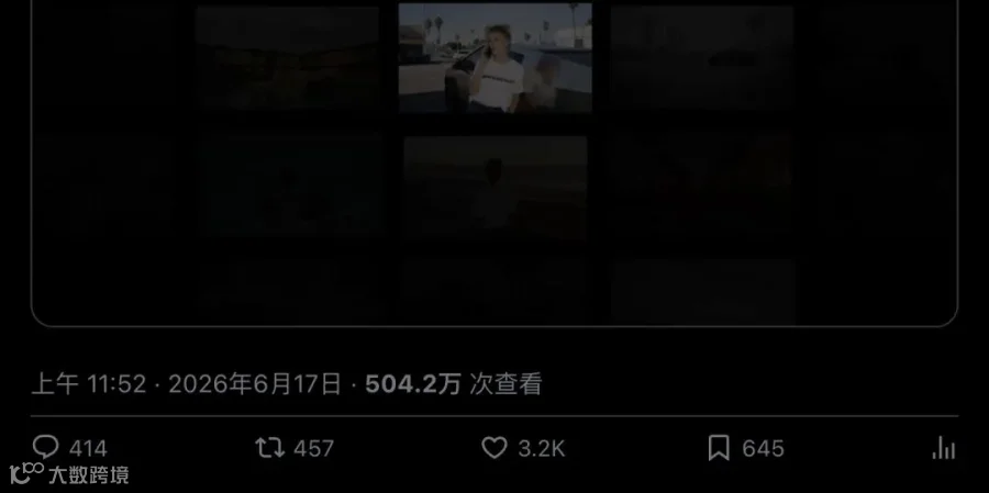 xAI 官方主帖：视频演示 + 3200 赞 + 500 万浏览（分段2）