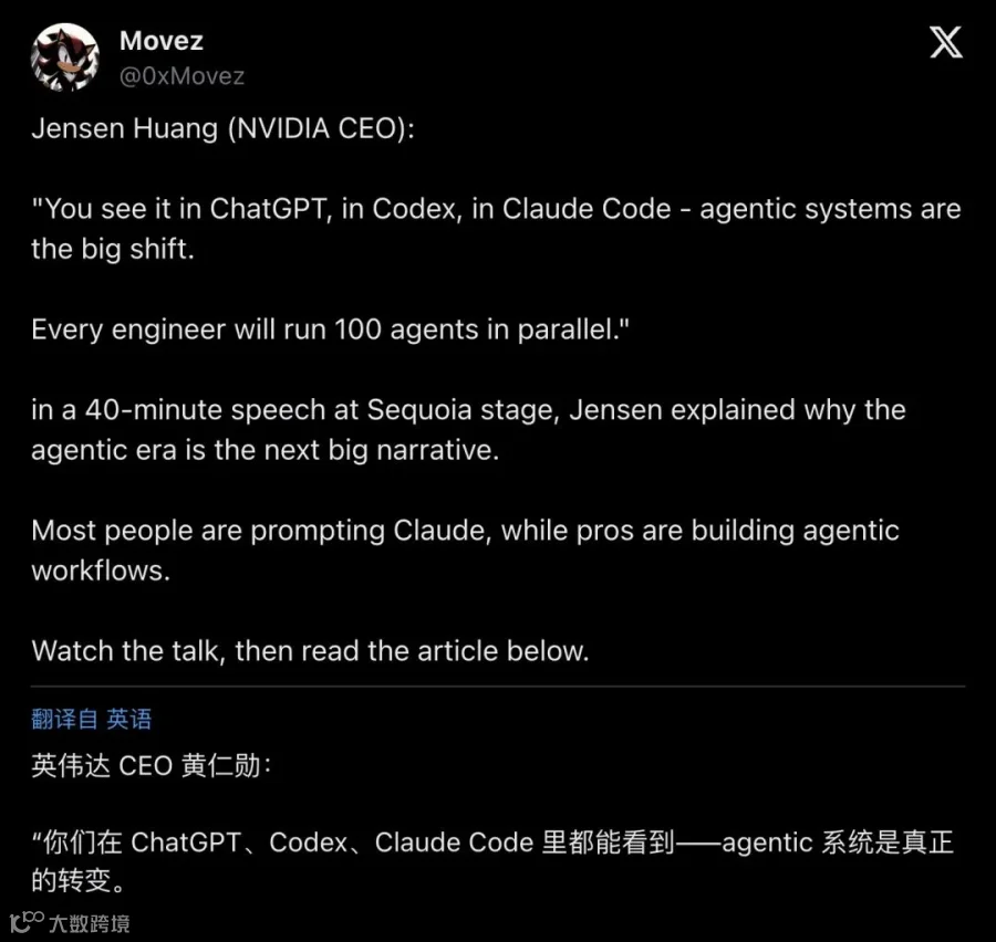 黄仁勋Sequoia演讲视频卡（分段1）