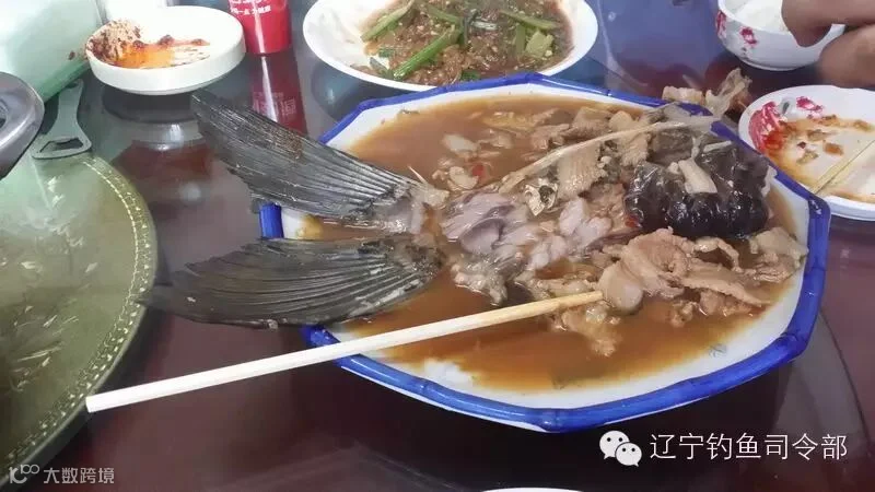 鱼尾,鱼头还没拍,就面目全非,就不上了
