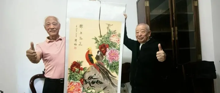 【会友快讯】耄耋重逢话武学，银章国画寄真情—张汉文先生与老友吴彬先生相聚侧记