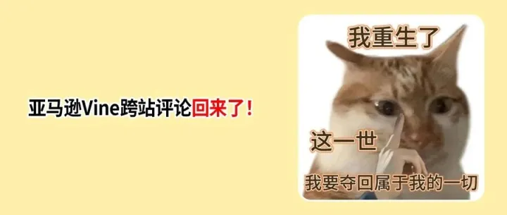 亚马逊Vine跨站评论恢复！但居然有这样5个硬指标！