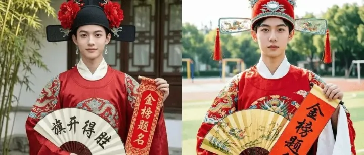 圆了我的状元梦！ AI一键解锁高考状元写真