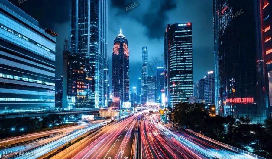 image-04-翡翠路车流天际线