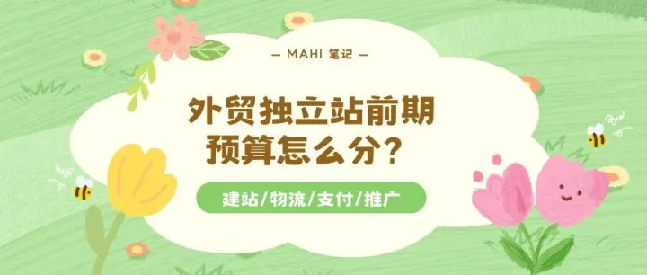 外贸独立站前期预算怎么分？建站/物流/支付/推广......
