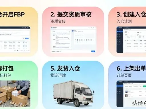 FBP 后台开通入仓步骤图