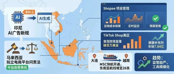 印尼AI广告新规出台，Shopee上线项目管理功能