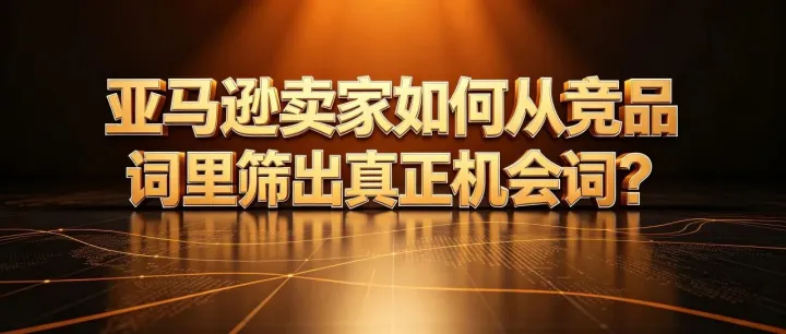 亚马逊卖家如何从竞品词里筛出真正机会词？