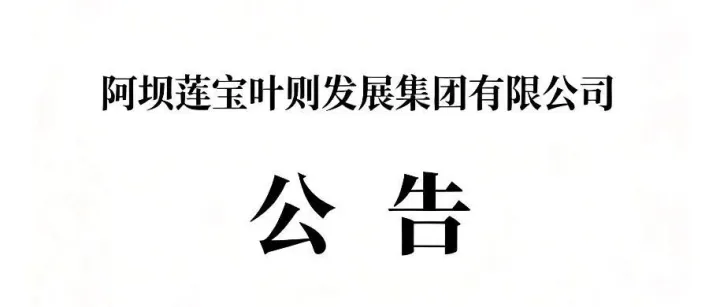 <em>阿坝</em>莲宝叶则发展集团有限公司及下属文商旅公司常年法律顾问选聘公告