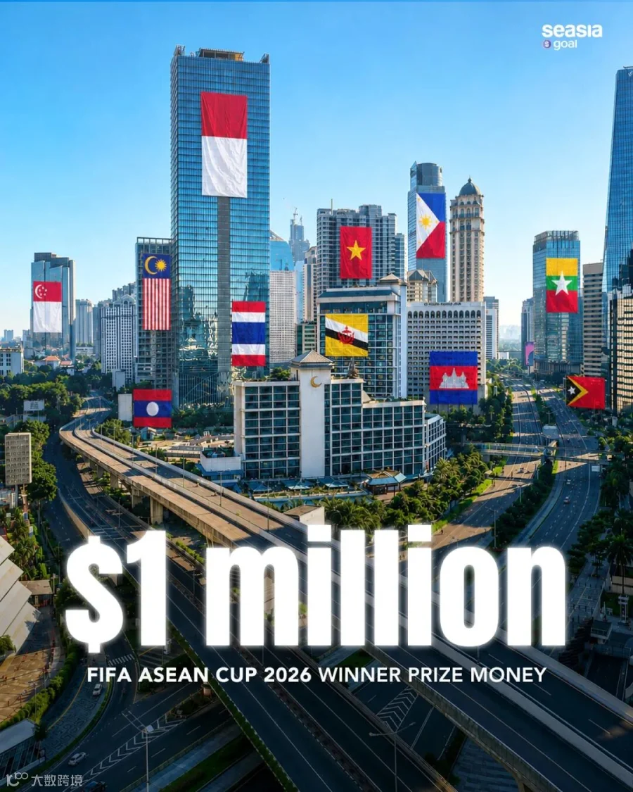 Photo by Seasia Goal on May 06, 2026. May be a graphic of money, poster, magazine and text that says 'seasia O goal 山 mB บว - $1 million FIFA ASEAN CUP 2026 WINNER PRIZE MONEY'.