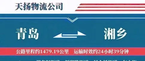 青岛到湘乡物流公司-汽车配件专线-全程服务保障