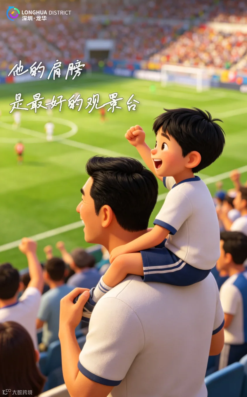 父亲节节日祝福温馨感实景风全屏竖版海报 (1).png