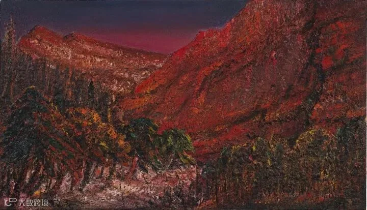 金山谷 布面油画 220x385cm 2013年